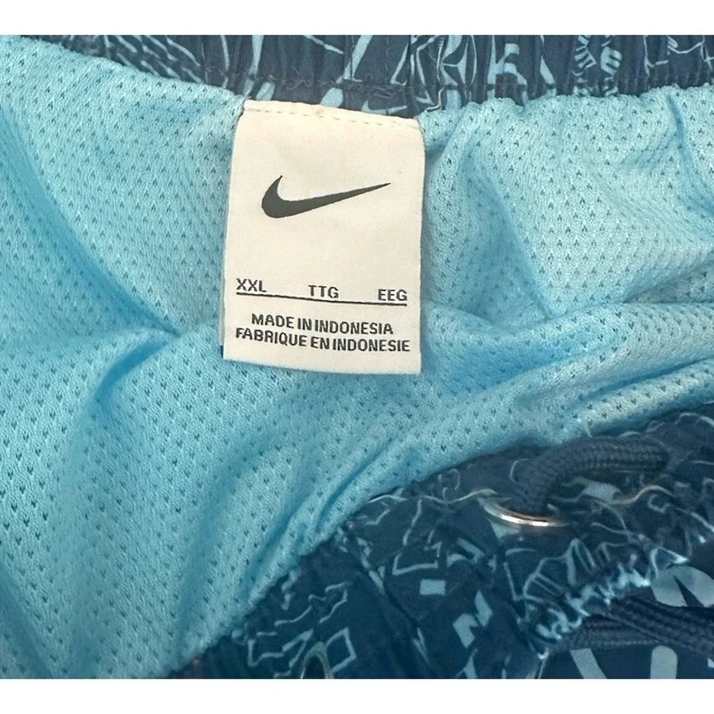 Men's Nike Bender 7 in Volley Board Shorts, Court Blue, Swim Trunk, Size XXL